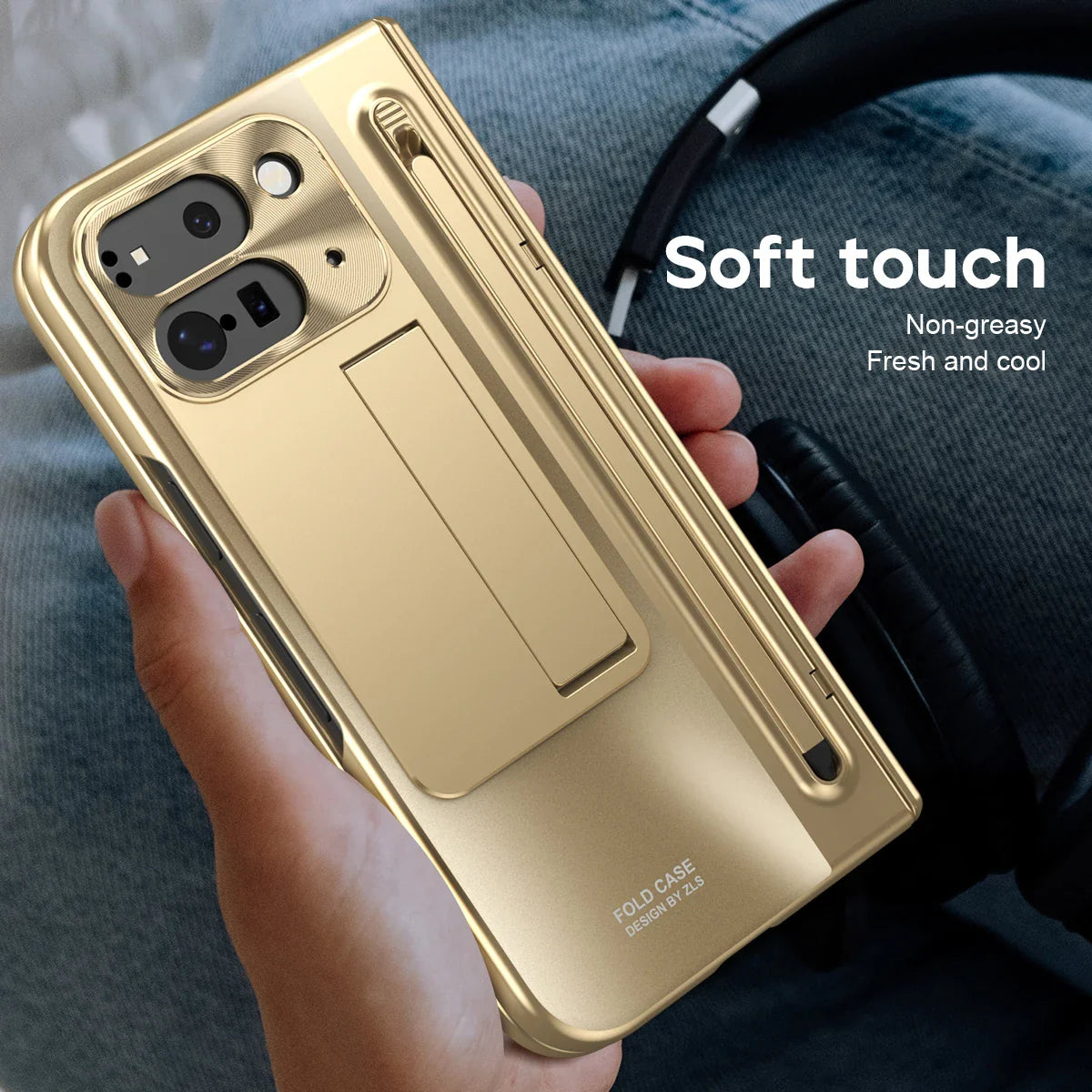 Luxury Protection Case With Touch Pen For Google Pixel 9 Pro Fold