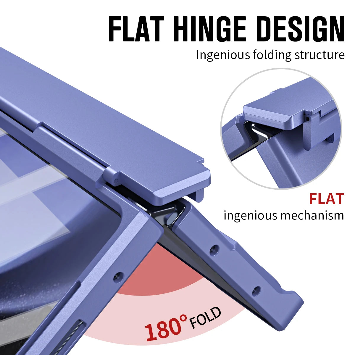 Pen Slot Case with Stand and Hinge Protection for Samsung Galaxy Z Fold 6