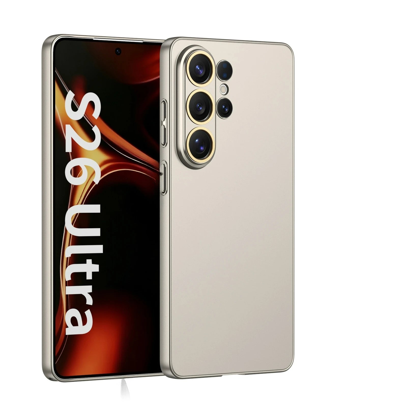 Samsung Galaxy S26 Ultra Soft Matte Silicone Case – Transparent Back Cover - Odin case