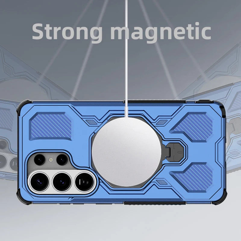 Samsung Galaxy S26 Ultra Kickstand Ring Case – Portable Armor Back Cover - Odin case
