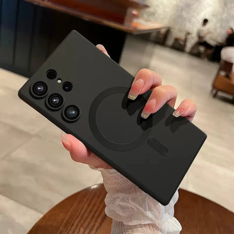 Luxury Wireless Charging Case for Samsung Galaxy S24