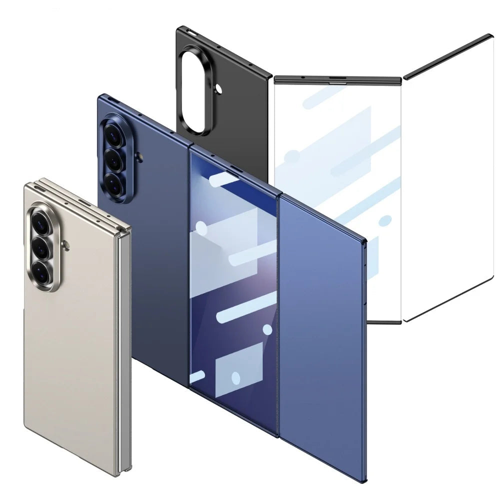Samsung Galaxy Z TriFold Ultra-Thin Glass Case – Full Coverage Design