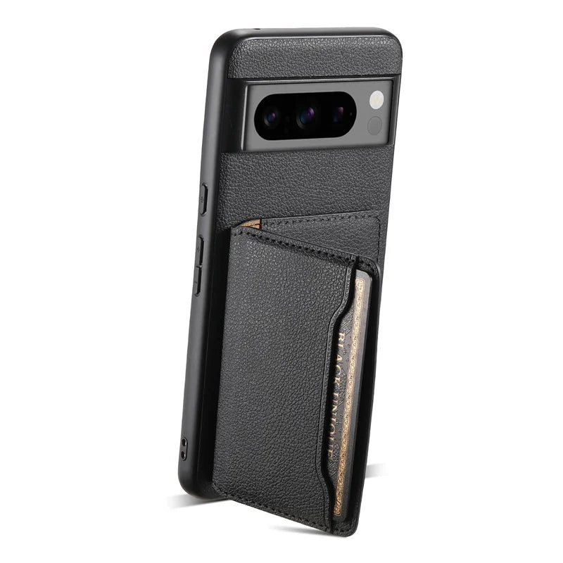 Premium Leather Wallet Case For Google Pixel Series
