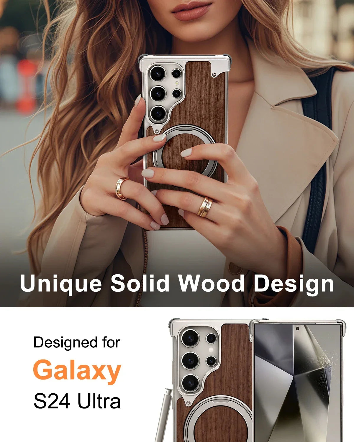 WoodGuard MagSafe Case for Samsung Galaxy Series