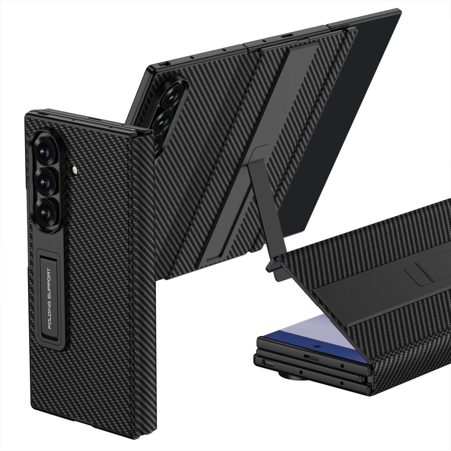 Samsung Galaxy Z TriFold Magnetic Leather Case – Full Cover Design