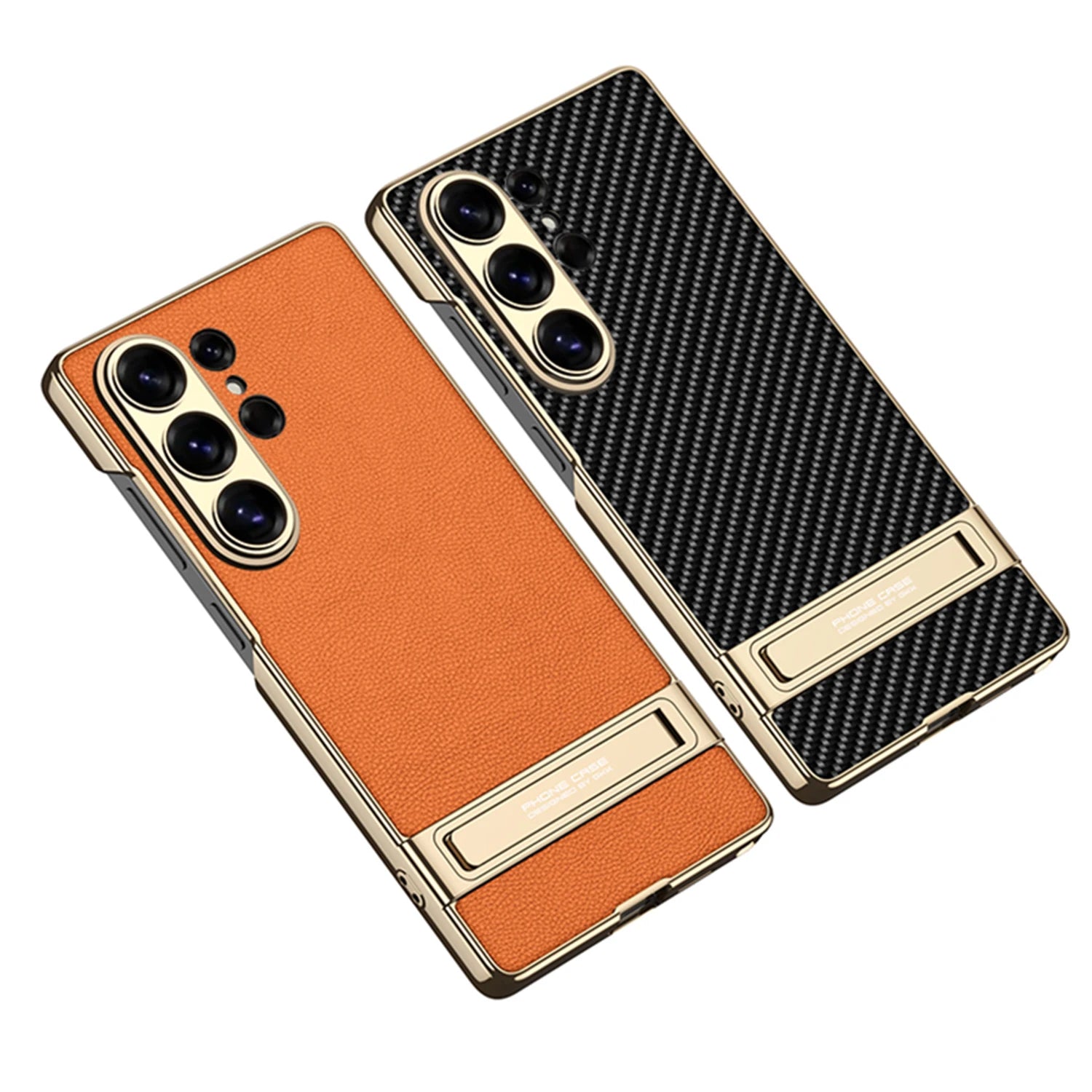 Samsung Galaxy S26 Ultra Leather Case – Strap Holder Back Cover - Odin case