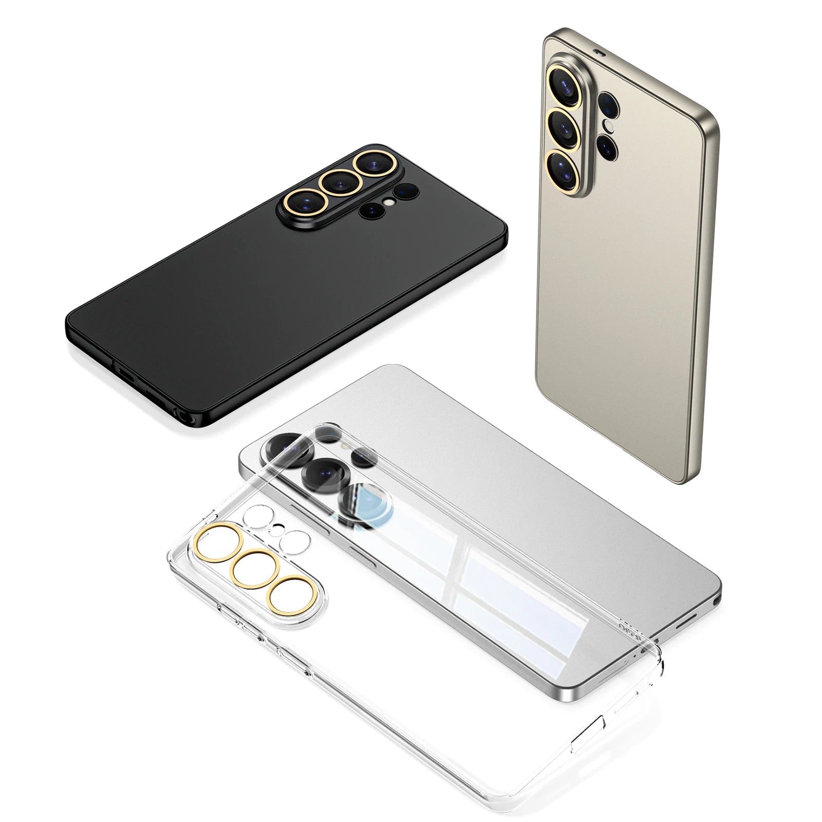 Samsung Galaxy S26 Ultra Soft Matte Silicone Case – Transparent Back Cover - Odin case