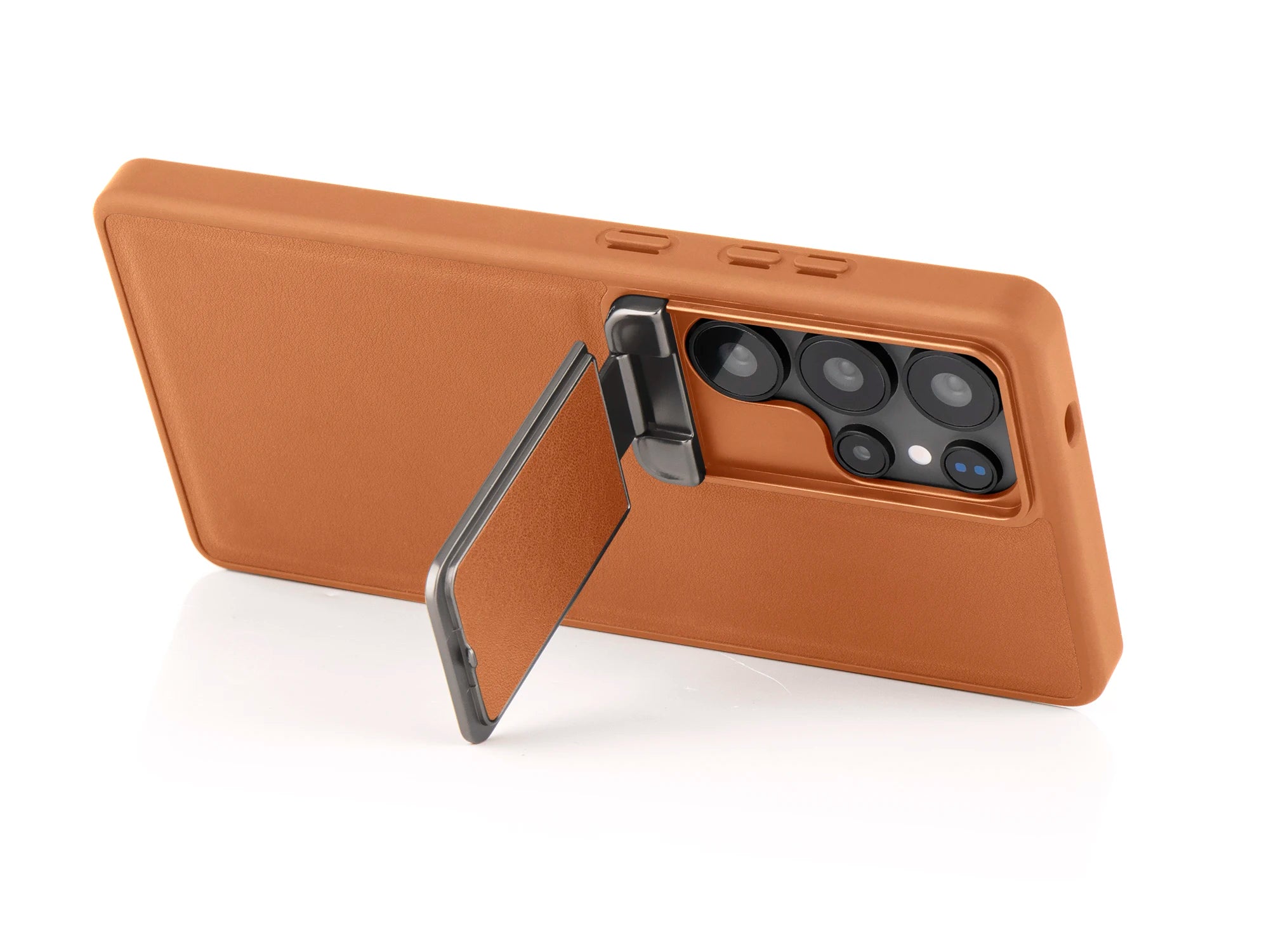 Samsung Galaxy S26 Ultra Leather Case – Camera-Focused Back Cover - Odin case