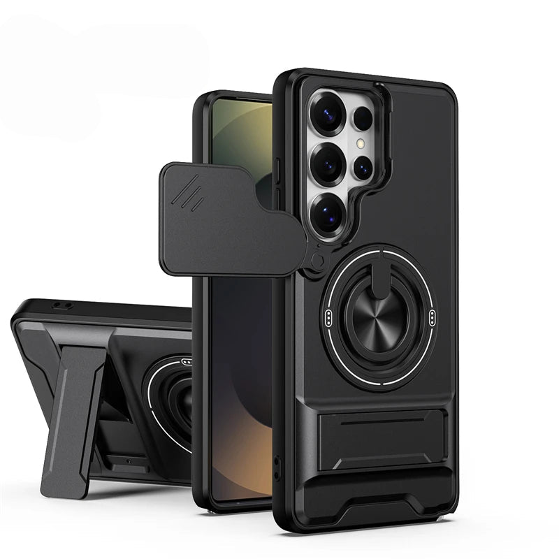 Samsung Galaxy S Ultra MagSafe CamShield Case – Ring Stand Cover
