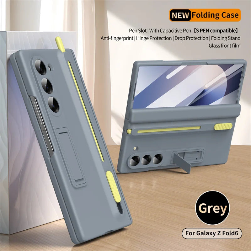 Magnetic Hinge Case with S Pen Slot for Galaxy Z Fold Series
