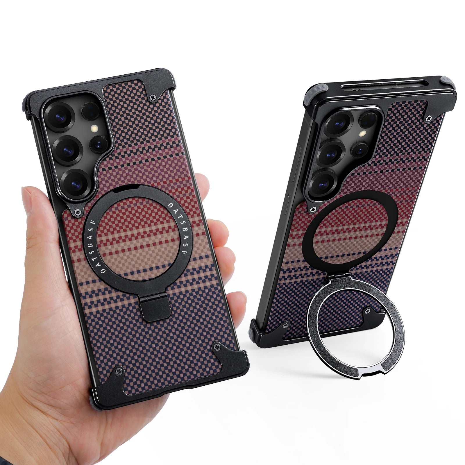 MagFrame Carbon – Sleek Frameless MagSafe Case for Galaxy S25 Ultra