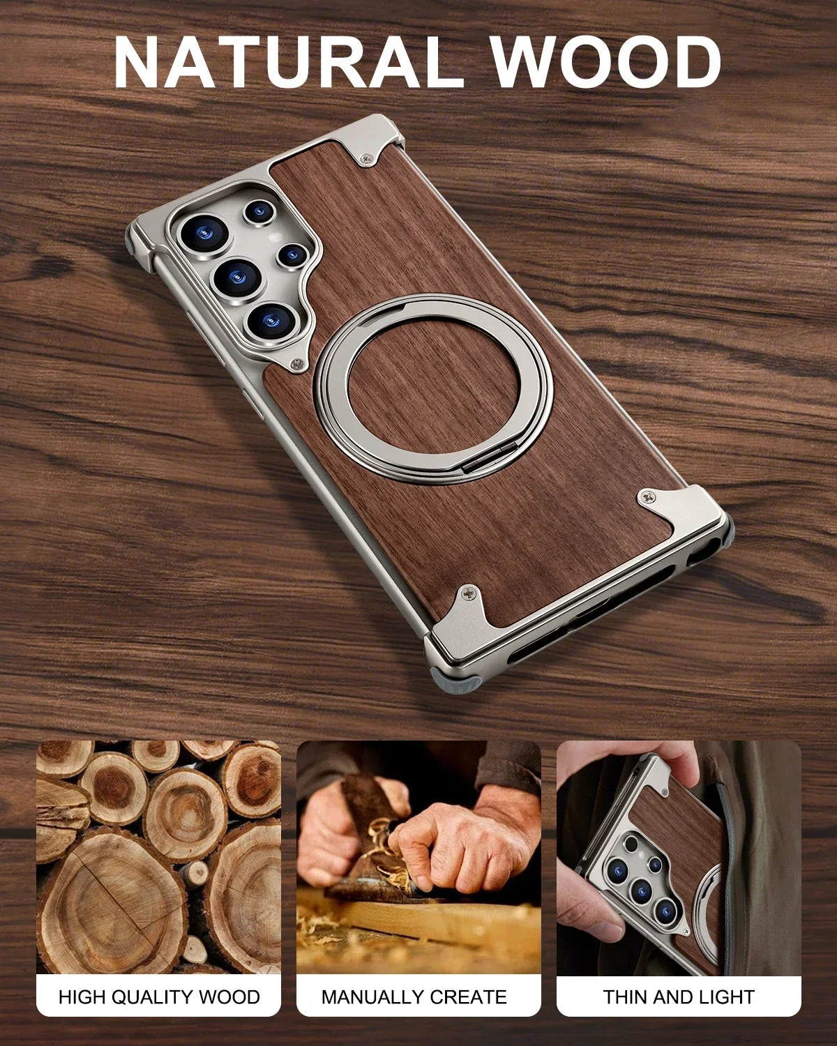 WoodGuard MagSafe Case for Samsung Galaxy Series