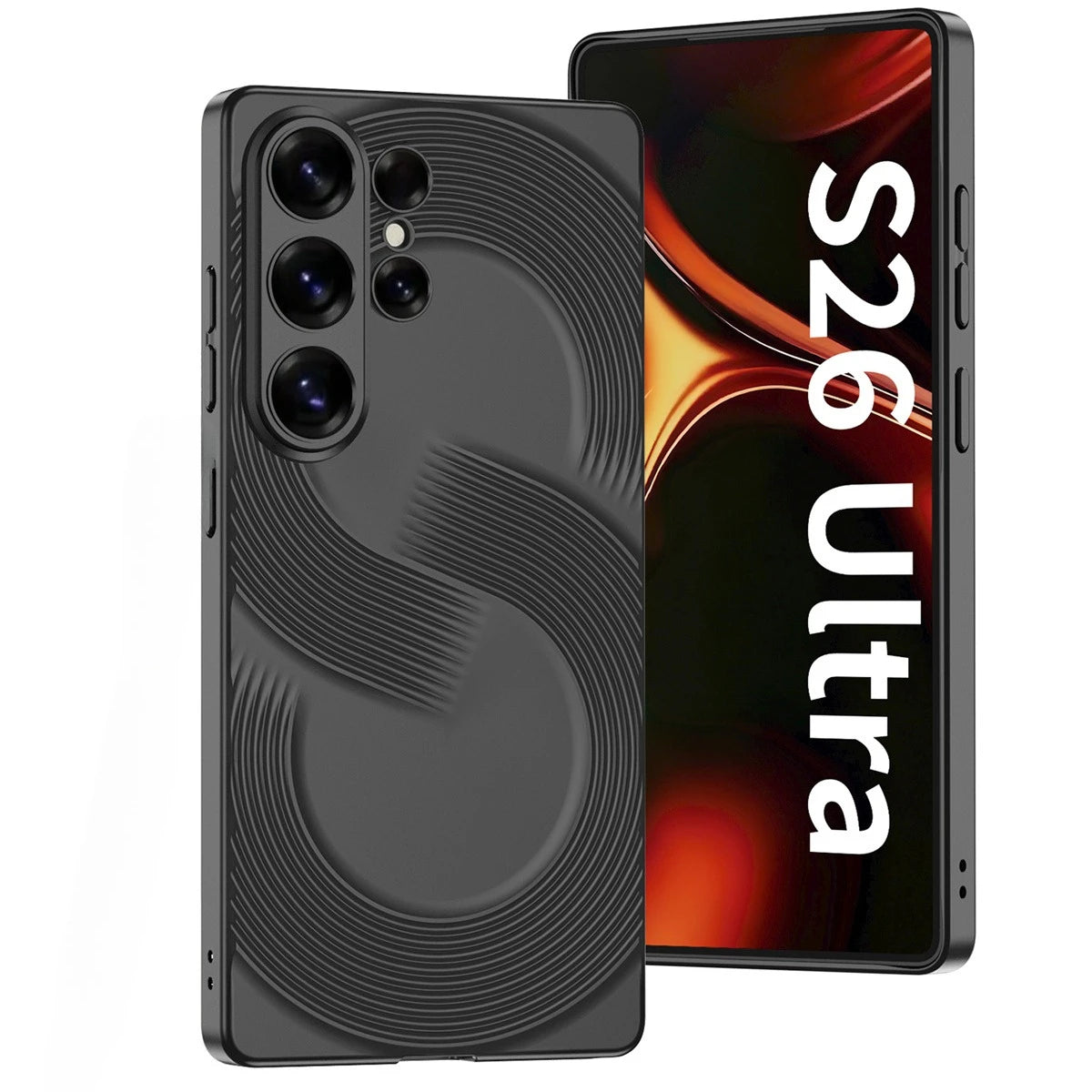 Samsung Galaxy S26 Ultra Fashion Armor Case – Matte Plastic Back Cover