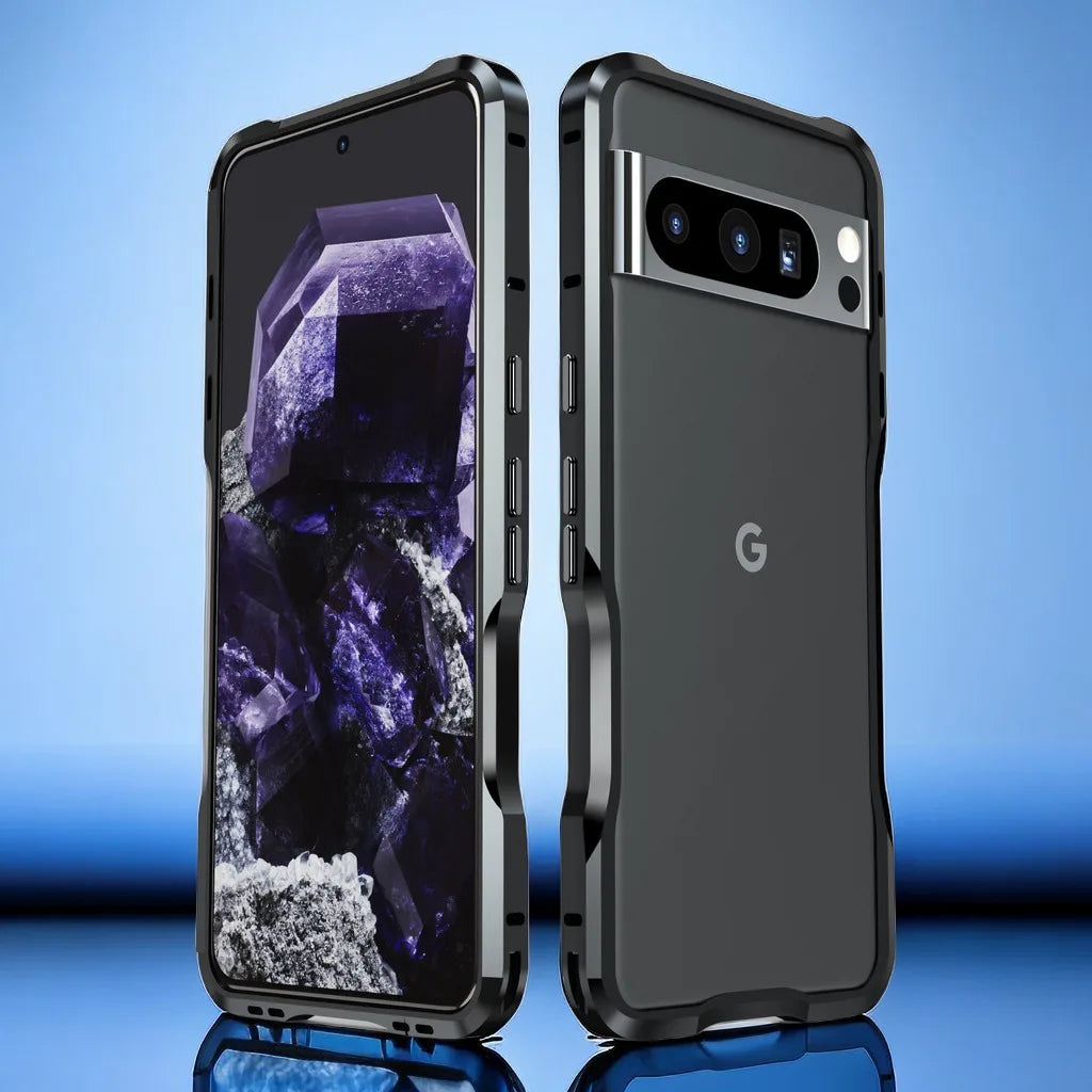 Premium Aluminum Metal Bumper Case for Google Pixel 8 Series