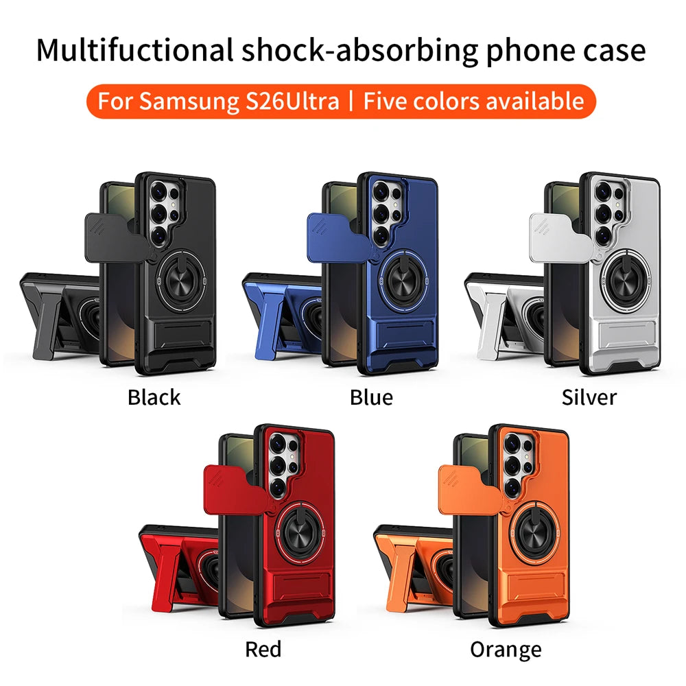 Samsung Galaxy S Ultra MagSafe CamShield Case – Ring Stand Cover