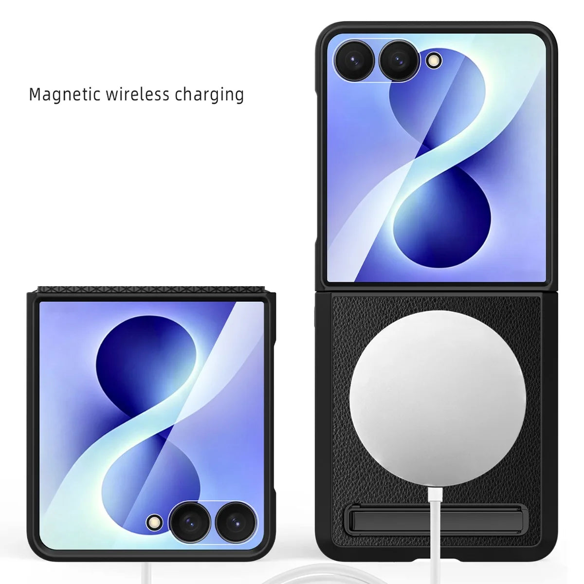 Samsung Galaxy Z Flip 8 MagSafe Stand Case with Screen Protection