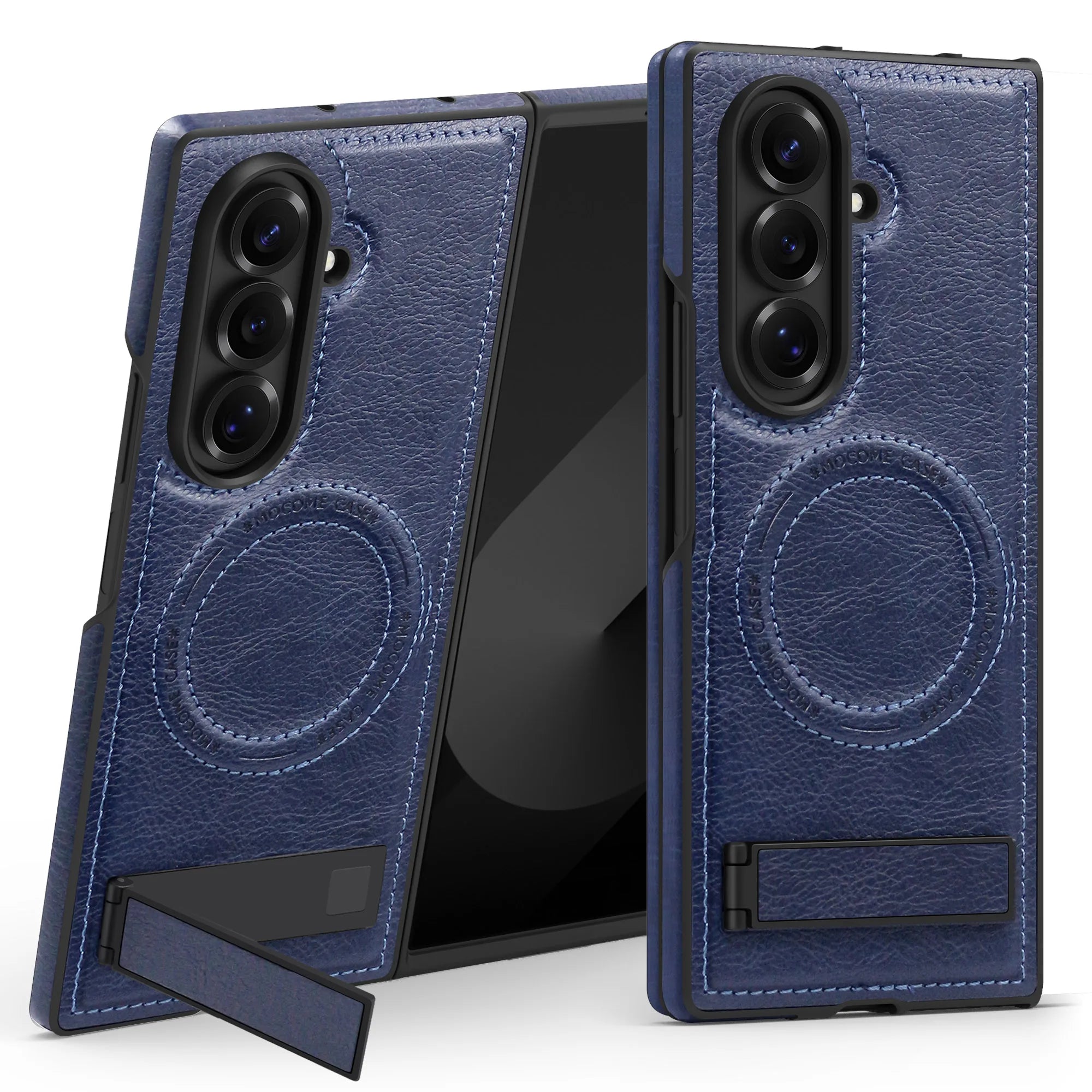 FoldLux Pro – Leather MagSafe Kickstand Case for Galaxy Z Fold