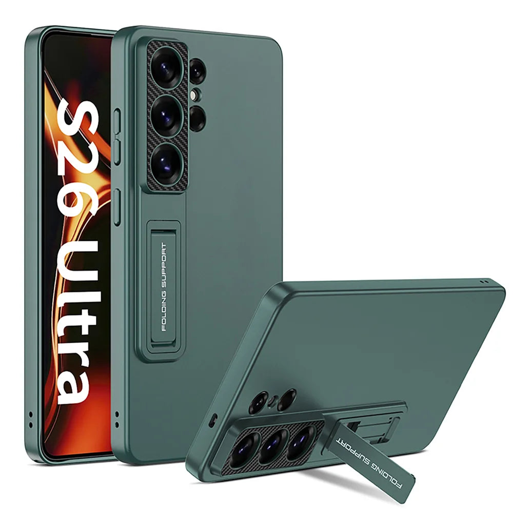 Samsung Galaxy S26 Ultra Metallic Case – Invisible Folding Stand - Odin case