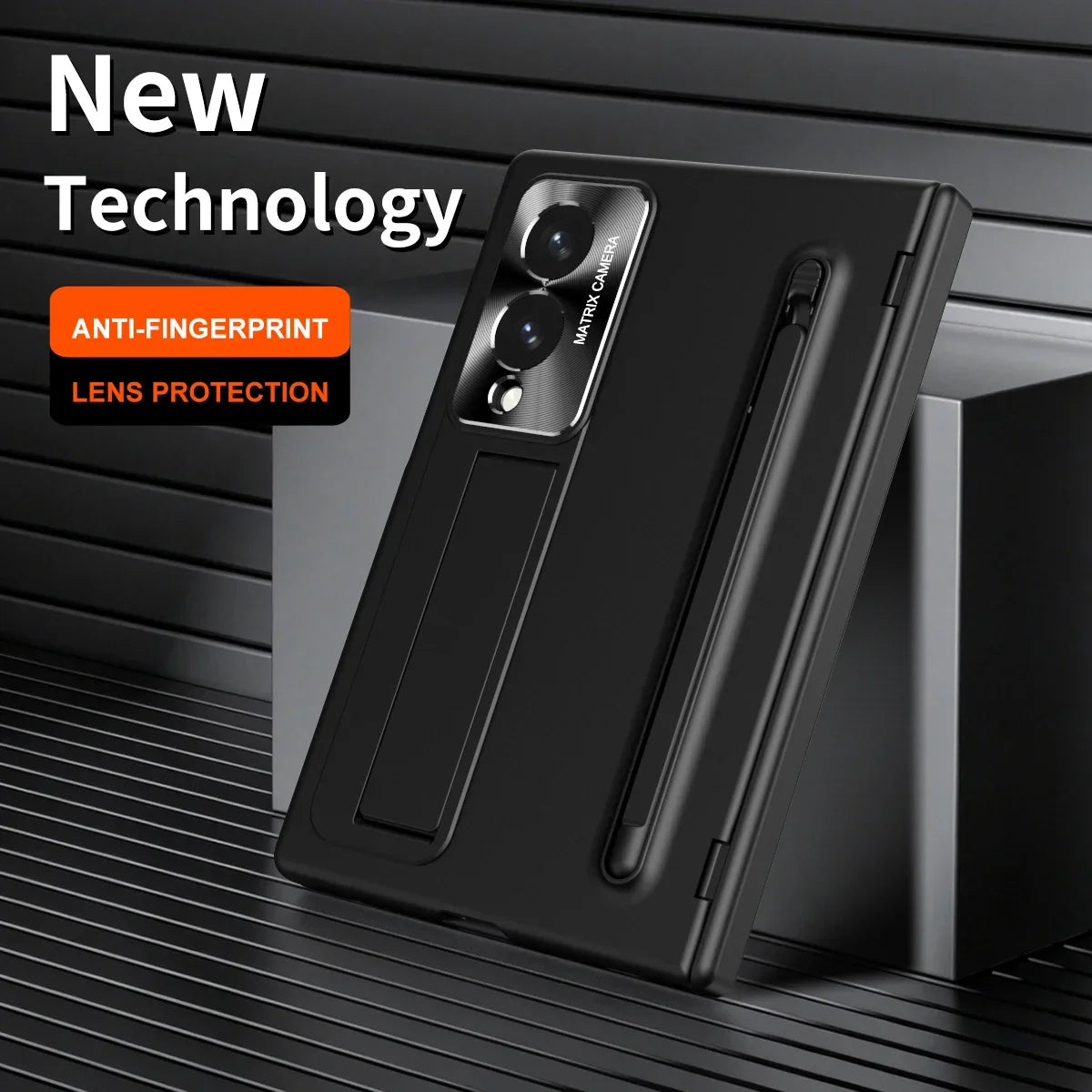 S Pen Holder Kickstand Case for Samsung Galaxy Z Fold 8