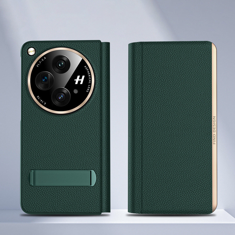 LuxFold Premium Leather Flip Case for OnePlus Open