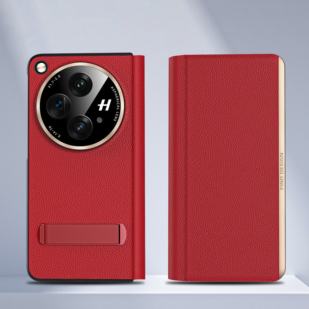 LuxFold Premium Leather Flip Case for OnePlus Open