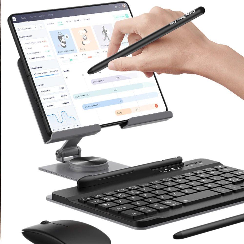 Samsung Galaxy Z TriFold and Z Fold Wireless Keyboard & Mouse Case Stand