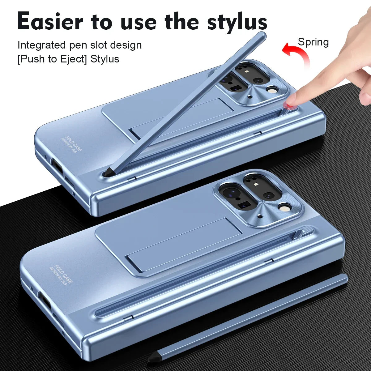 Luxury Protection Case With Touch Pen For Google Pixel 9 Pro Fold
