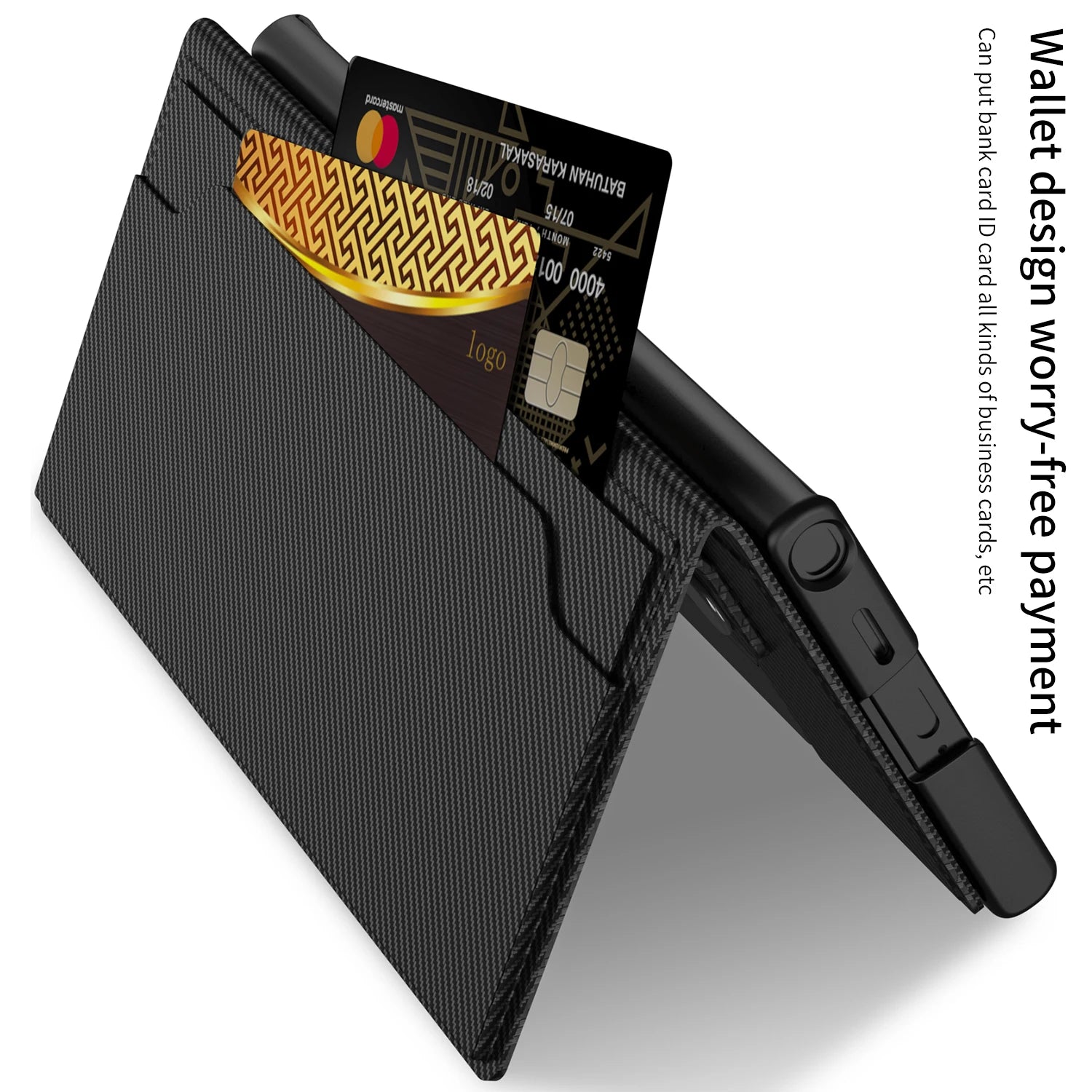 LuxFold Wallet – Premium Leather Flip Case for Galaxy S Series
