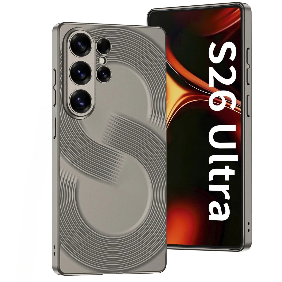 Samsung Galaxy S26 Ultra Fashion Armor Case – Matte Plastic Back Cover