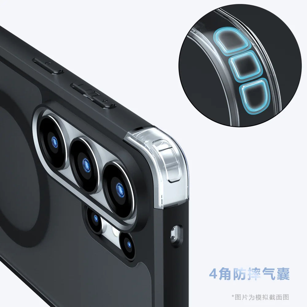 Samsung Galaxy S26 Ultra MagSafe Matte Case – Magnetic Wireless Charging - Odin case