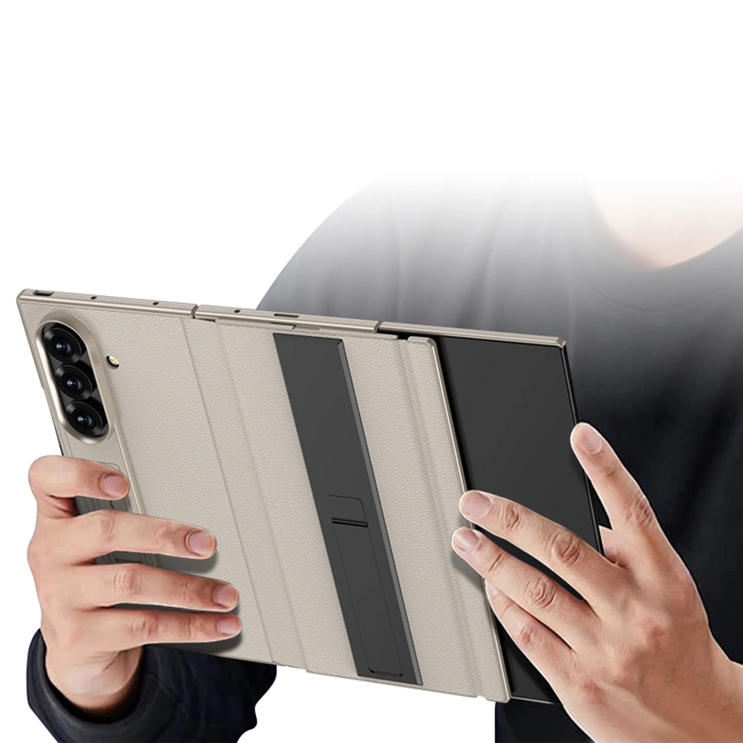 Samsung Galaxy Z TriFold Magnetic Leather Case – Full Cover Design