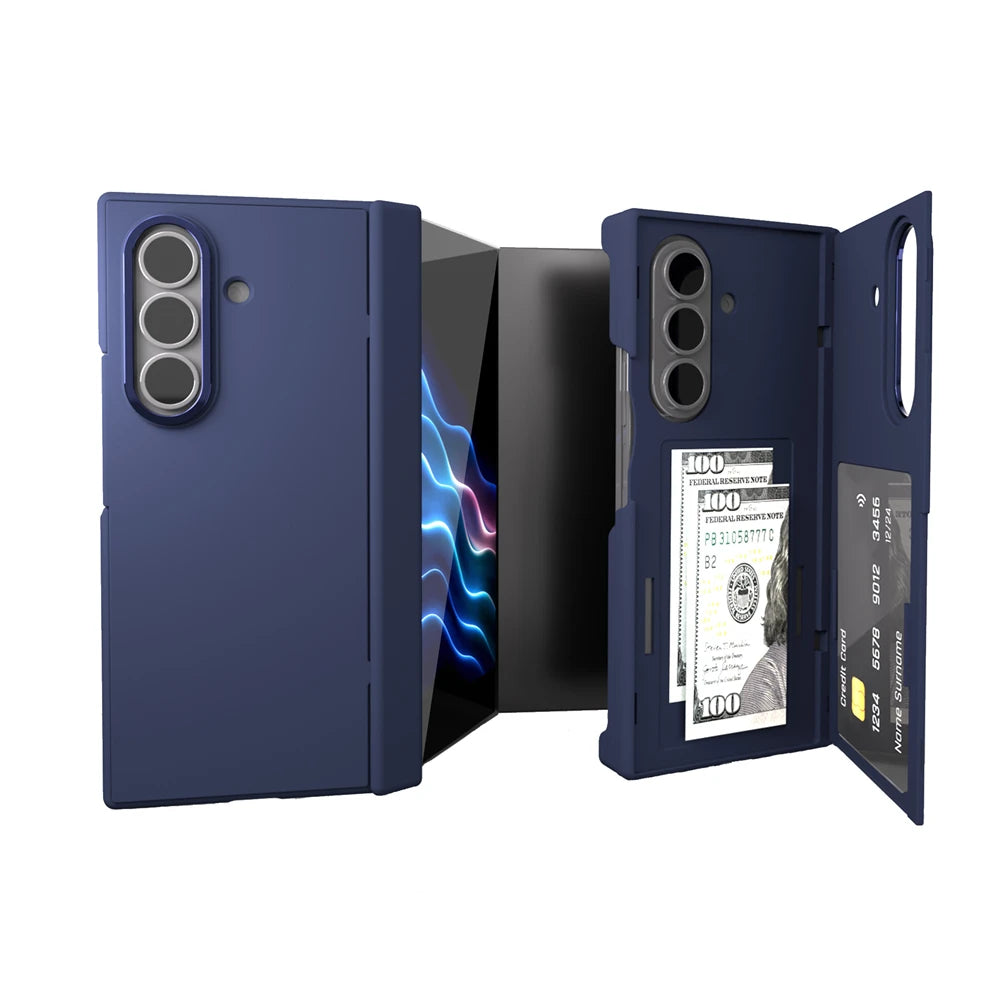 Samsung Galaxy Z TriFold Flip Case with Stand & Card Slots