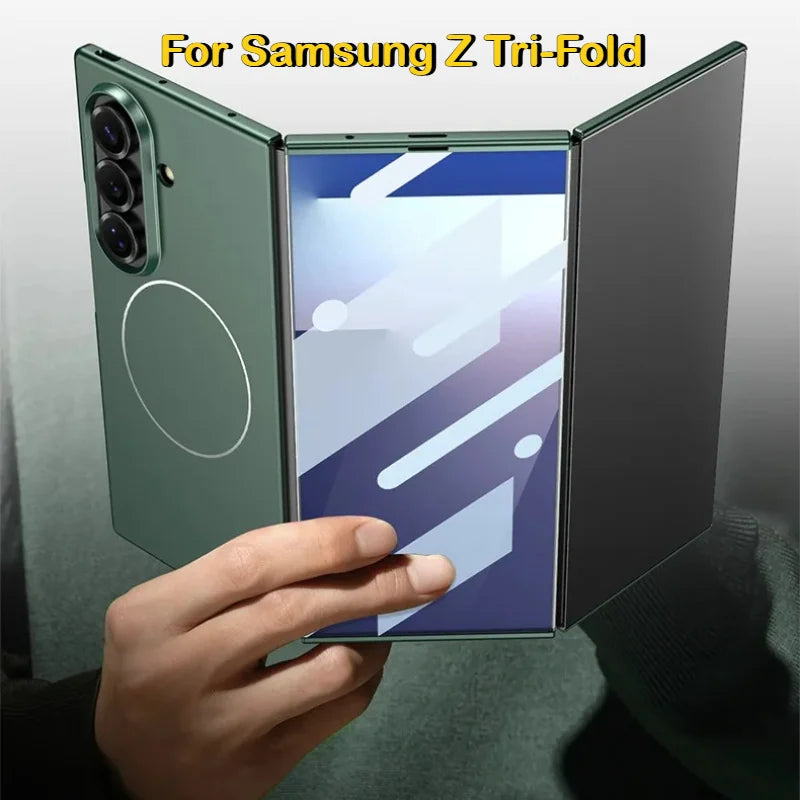 Samsung Galaxy Z TriFold MagSafe Matte Case – PC Frame & Glass Cover