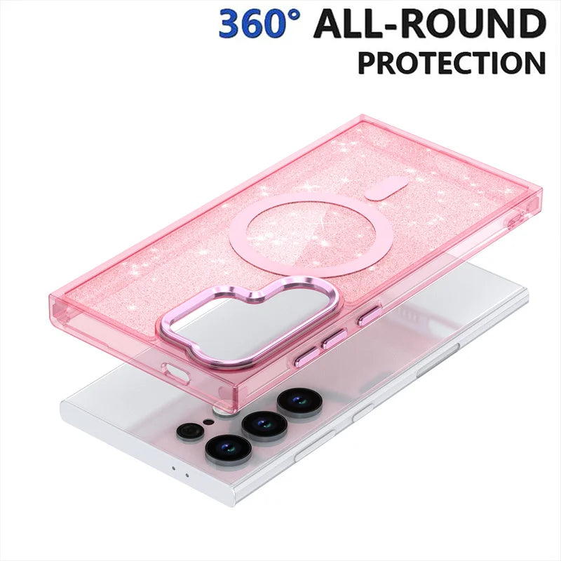 GlimmaLux – Sparkling Magnetic MagSafe Case for Galaxy S Series