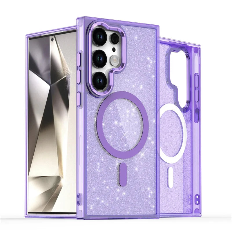 GlimmaLux – Sparkling Magnetic MagSafe Case for Galaxy S Series