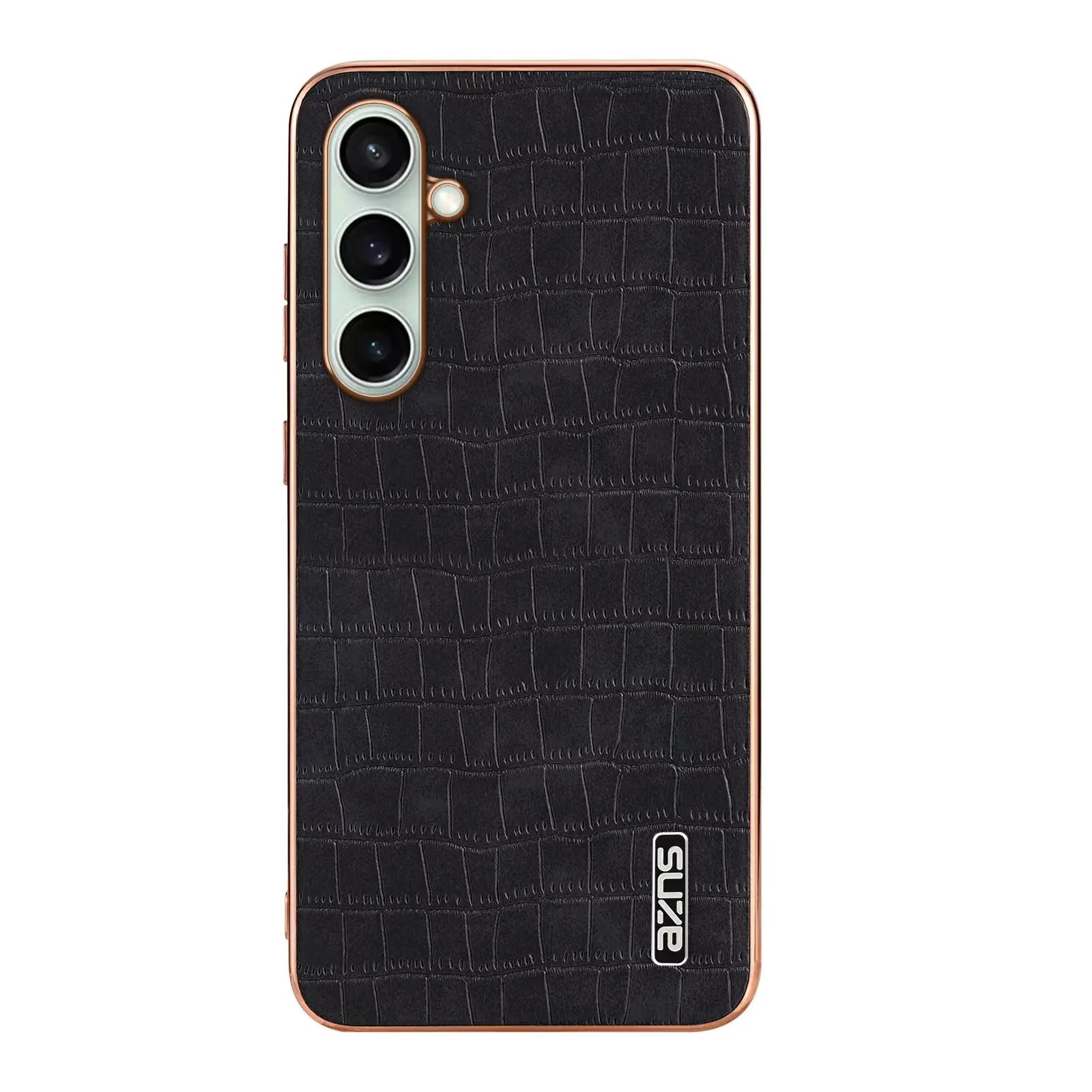 LuxEdge Shield – Plating Bumper Leather Case for Galaxy S Series