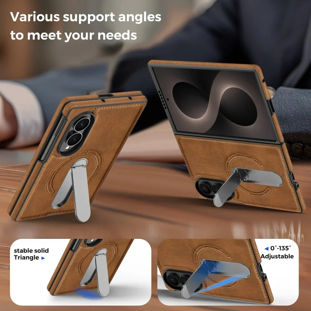360° Magnetic Leather Stand Case for Samsung Galaxy Z Fold 8