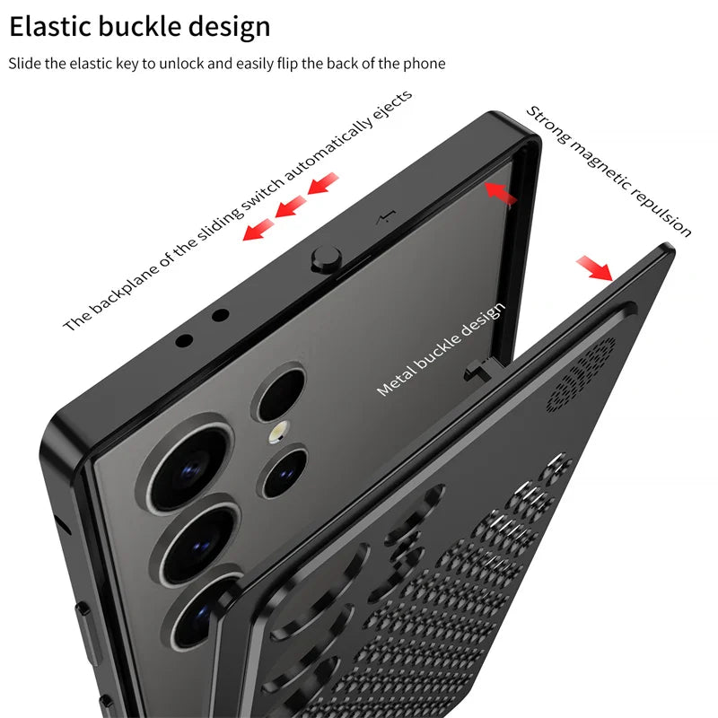 HeatShield Metal Case for Samsung Galaxy S25 and S24 Series