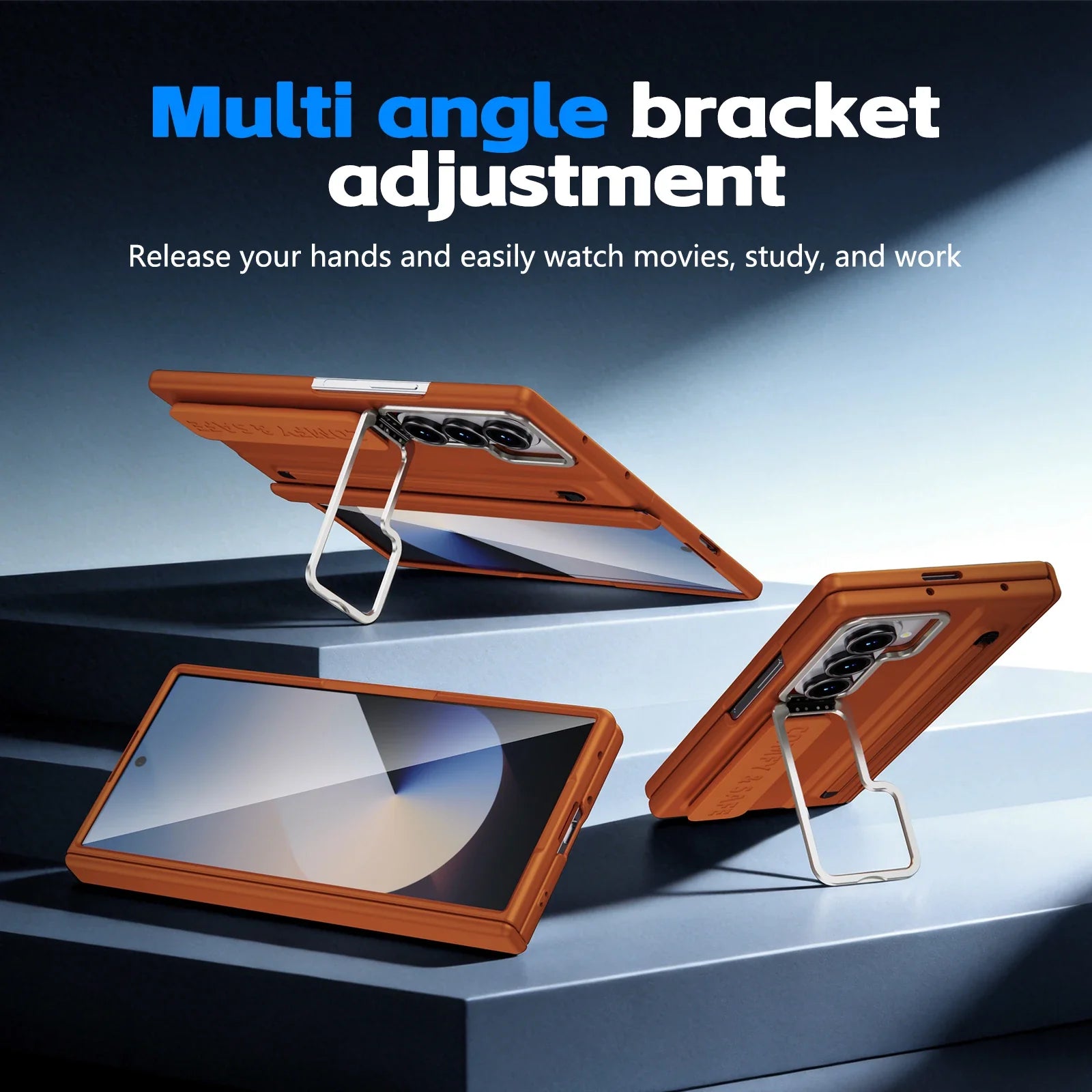 Wristband Multi-Angle Stand Case with S Pen Holder for Samsung Galaxy Z Fold 8