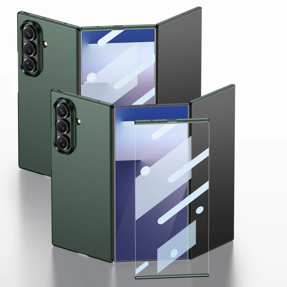 Samsung Galaxy Z TriFold Ultra-Thin Glass Case – Full Coverage Design