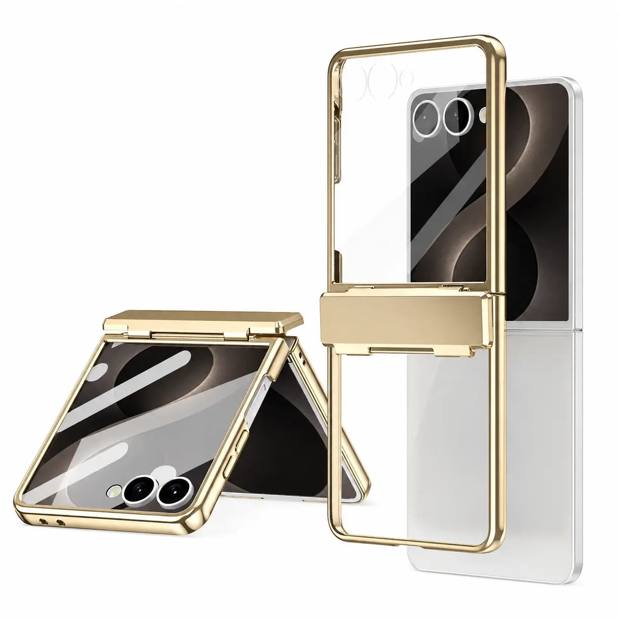 Transparent Guard Case with Screen Protection for Samsung Galaxy Z Flip 8