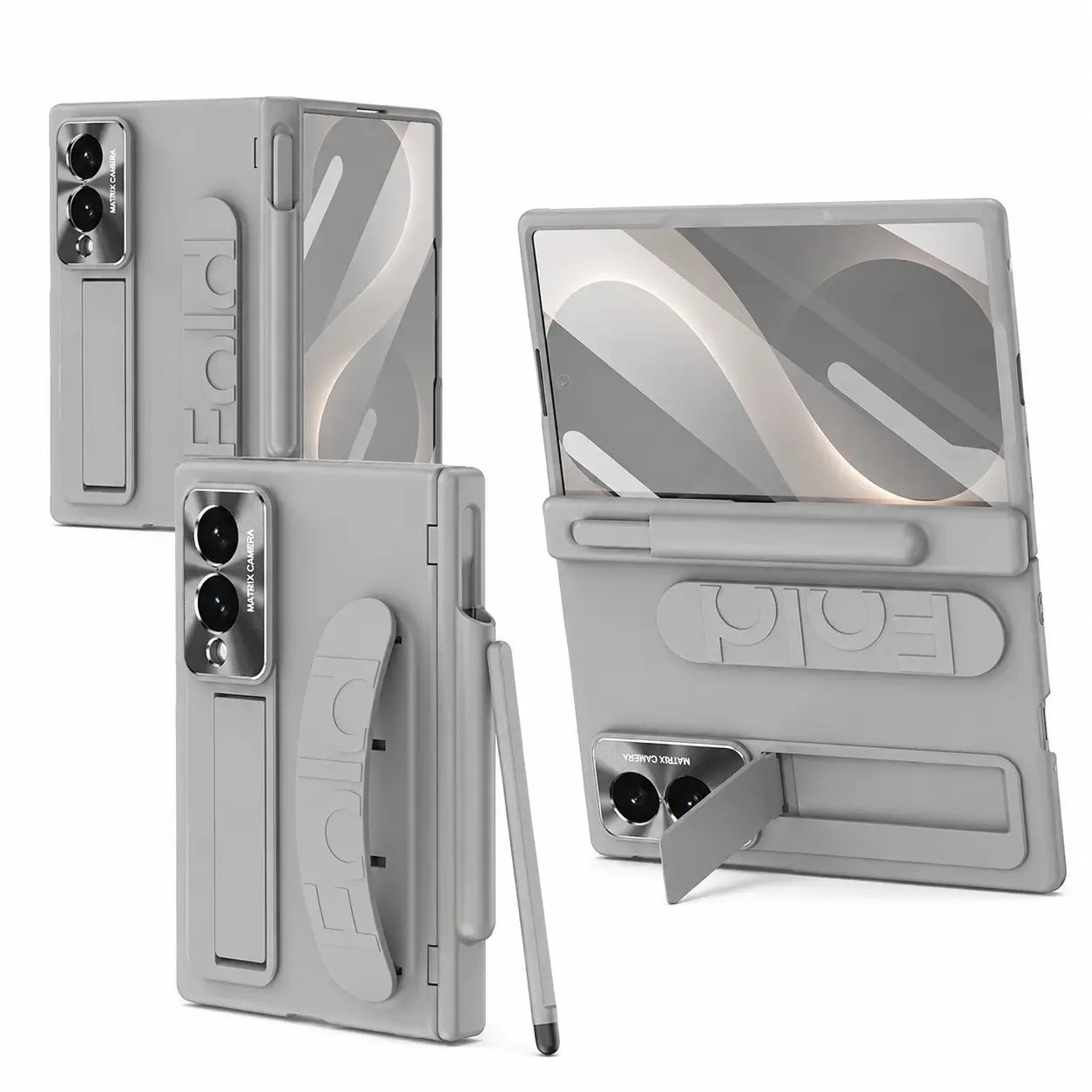 Wristband Kickstand Case with S Pen Holder for Samsung Galaxy Z Fold 8