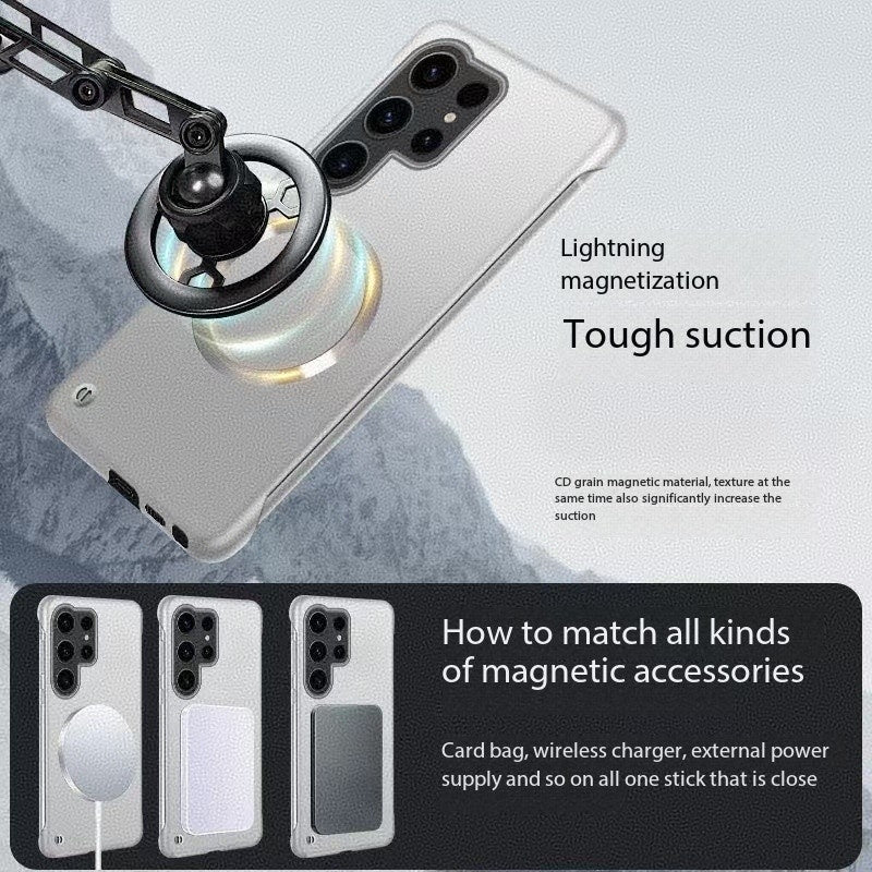 EliteGuard S25 Thin Magsafe Case with Anti-Fingerprint Micro-Matte Finish