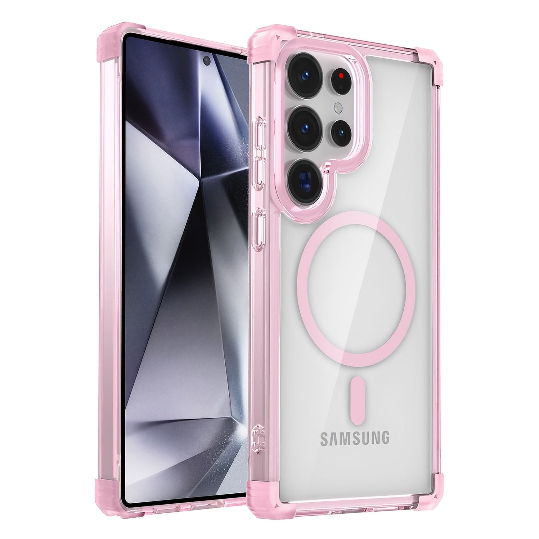 CrystalShield Transparent Magsafe Case for Samsung Galaxy S25 Series