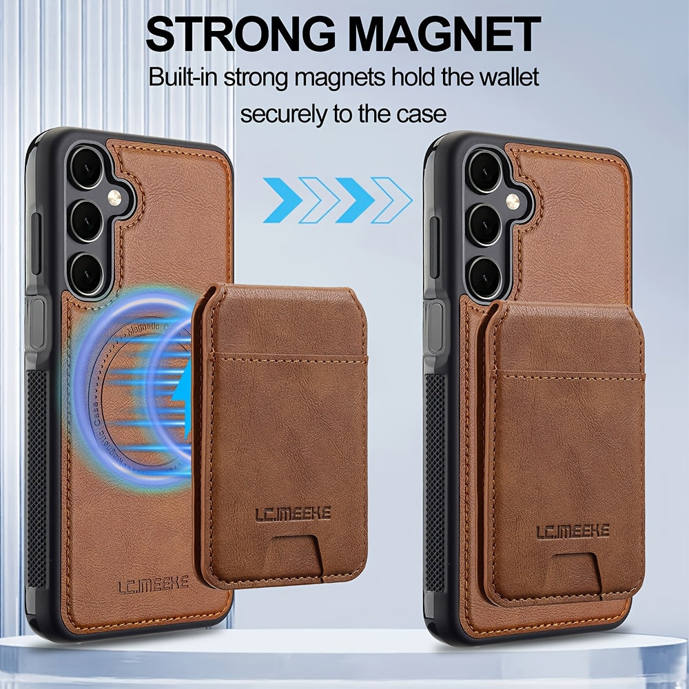 2-in-1 Magnetic Detachable Wallet Case for Samsung Galaxy Series