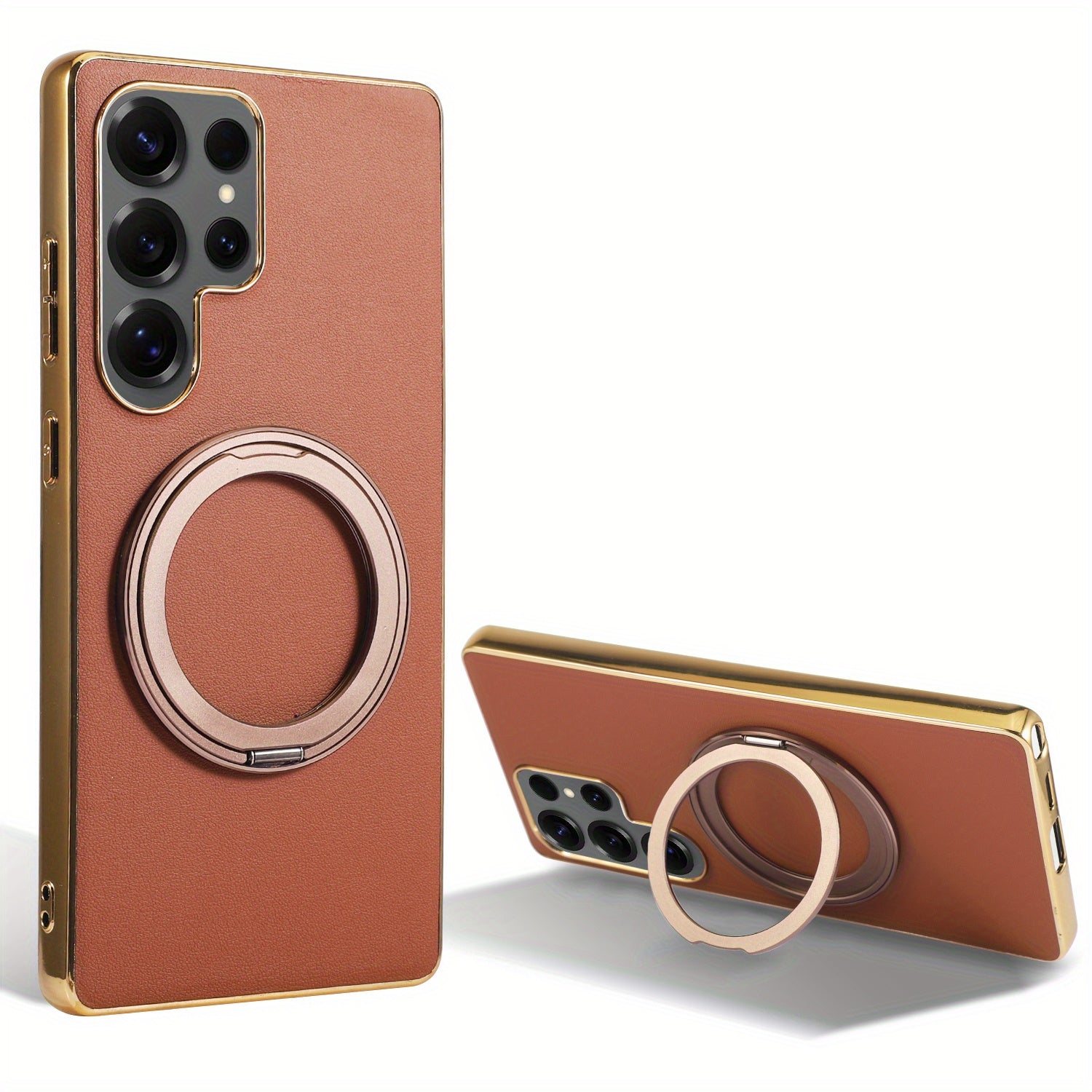Minimalist Magnetic Case with 360° Stand for Samsung Galaxy S Series