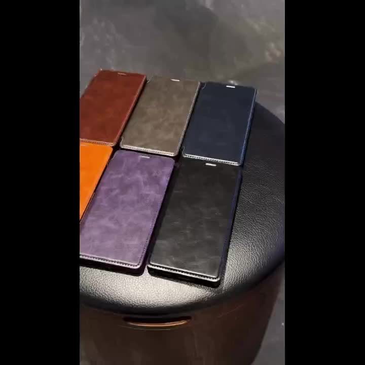 Magnetic Flip Card Holder Case for Galaxy S Series