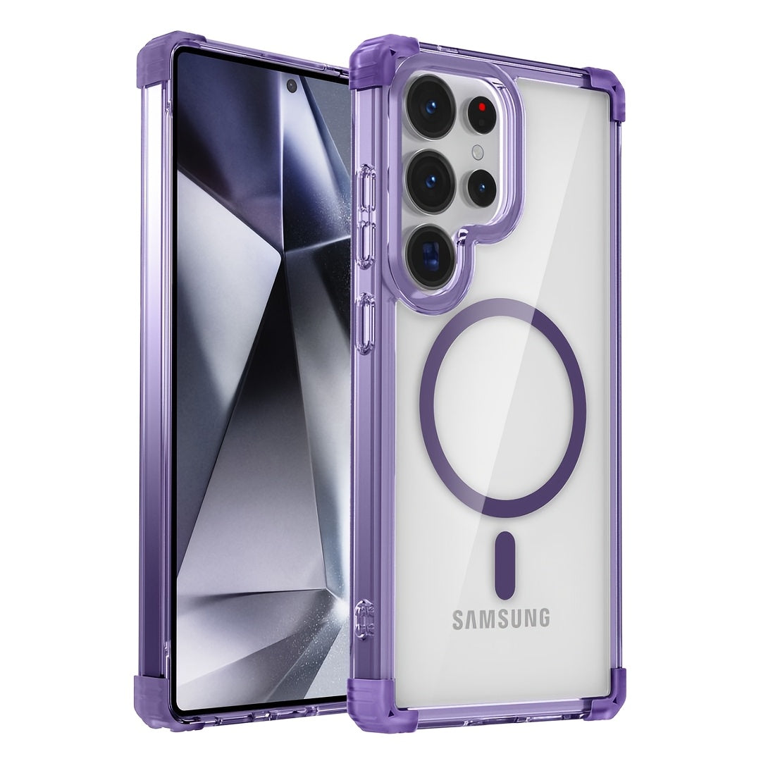 CrystalShield Transparent Magsafe Case for Samsung Galaxy S25 Series