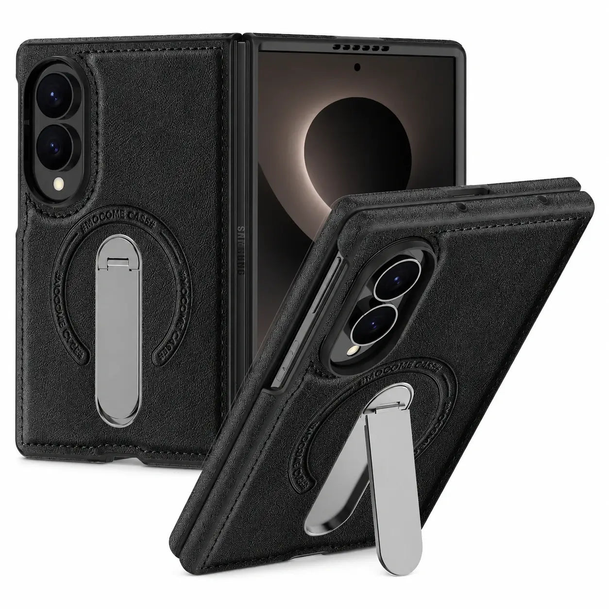 Samsung Galaxy Z Fold 8 Leather MagSafe Kickstand Case