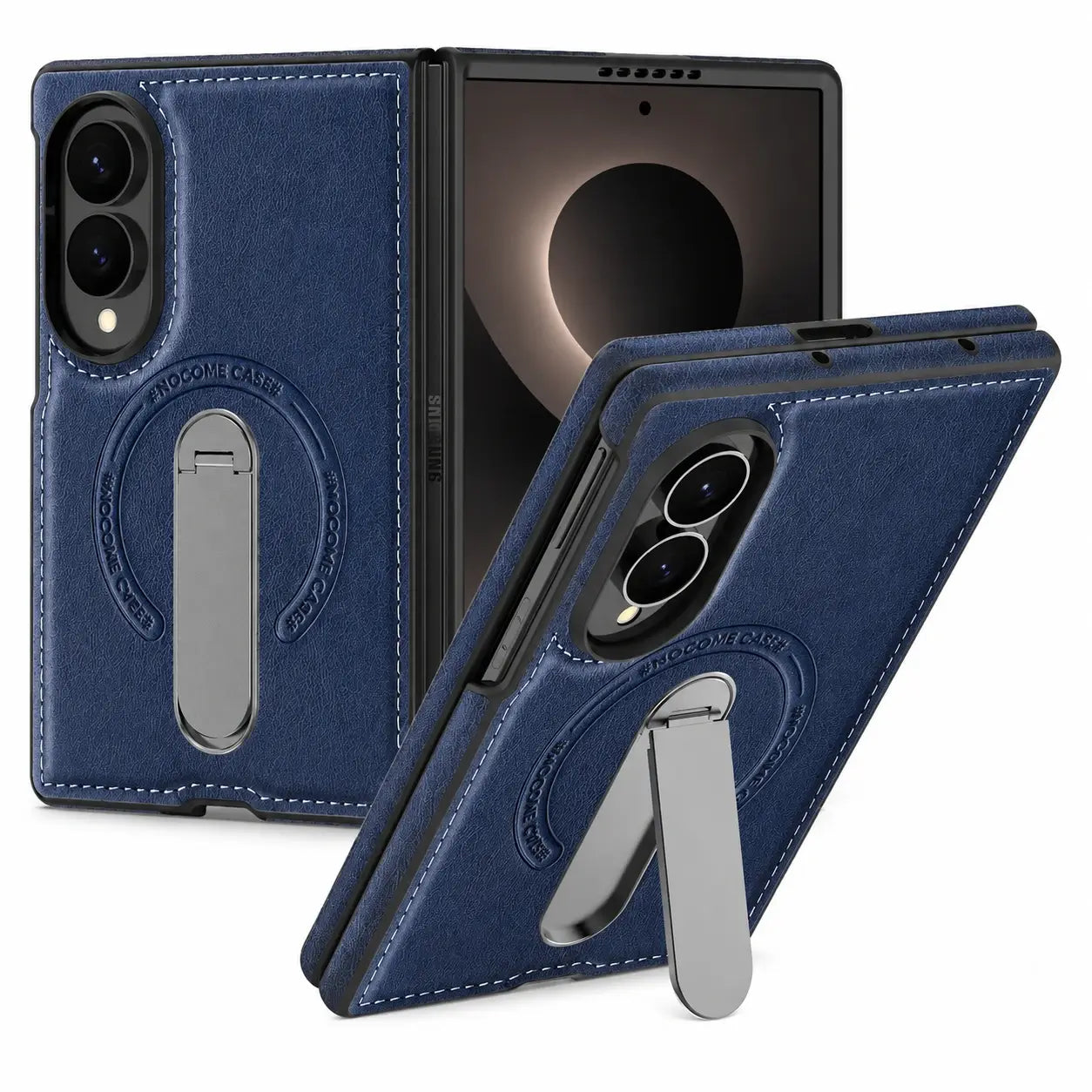 Samsung Galaxy Z Fold 8 Leather MagSafe Kickstand Case